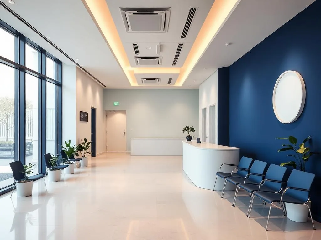 Meditek clinic reception and waiting area
